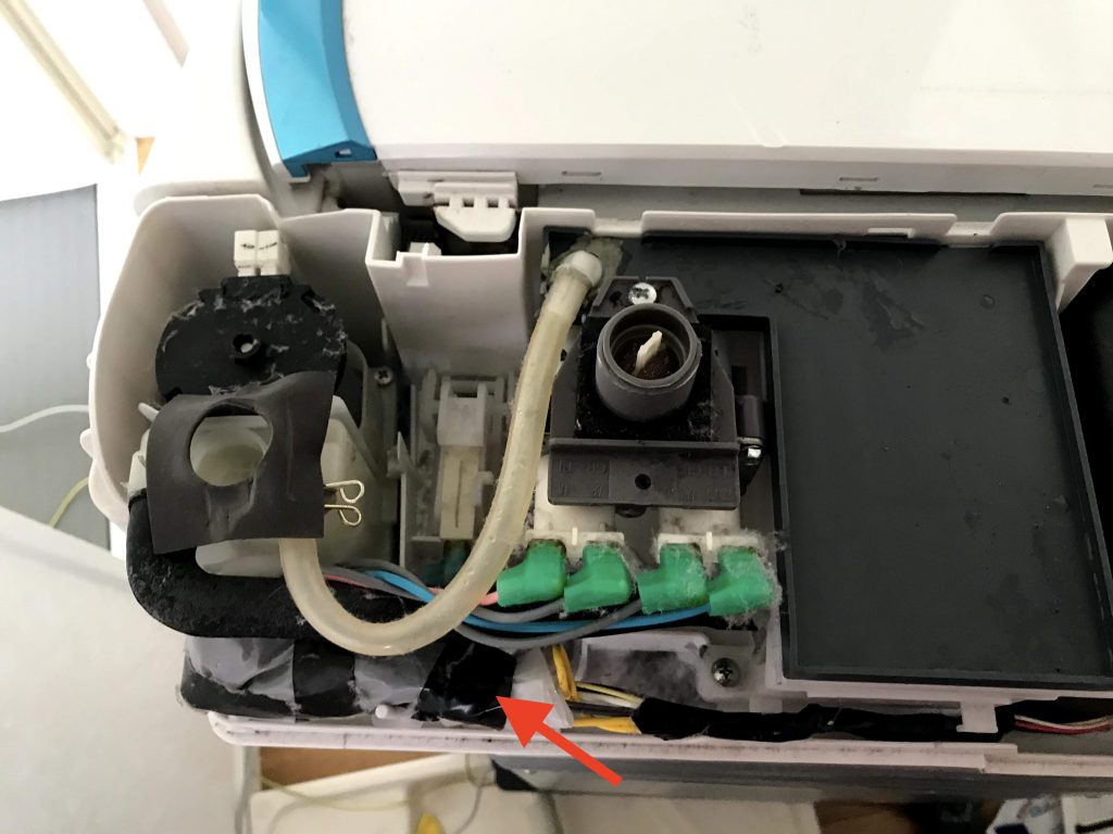 東芝洗濯機の水位センサー壊れたので交換修理 株式会社ライクシェア